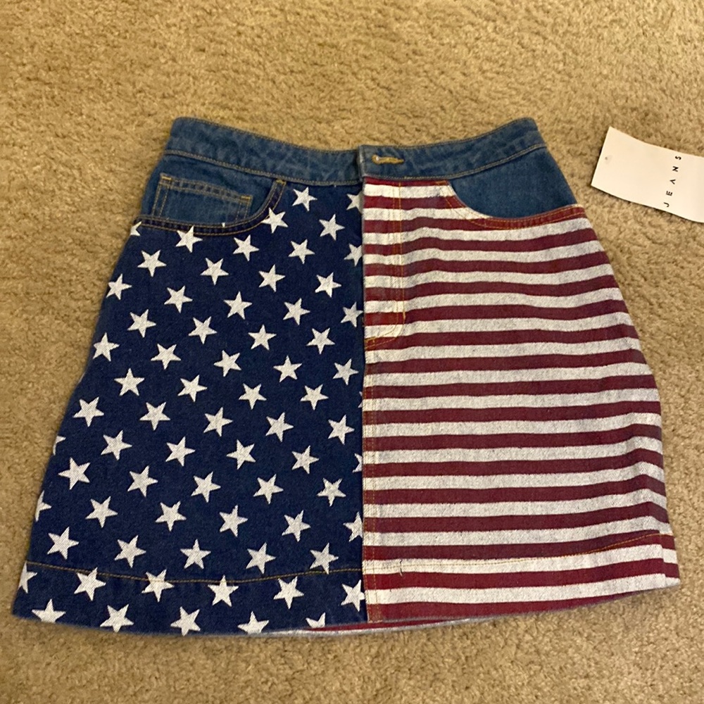 American Apparel Flag Skirt